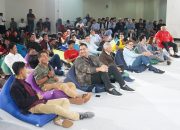 Antusias Pemuda Nobar Debat Yang Diselenggarakan Menpora