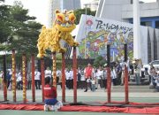 Tim Barongsai Kong Ha Hong Tampil Memukau Di Hadapan Menpora RI