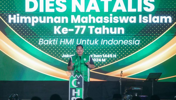 Menpora Dito Memberikan Apresiasi Pelaksanaan Dies Natalis  HMI Ke-77