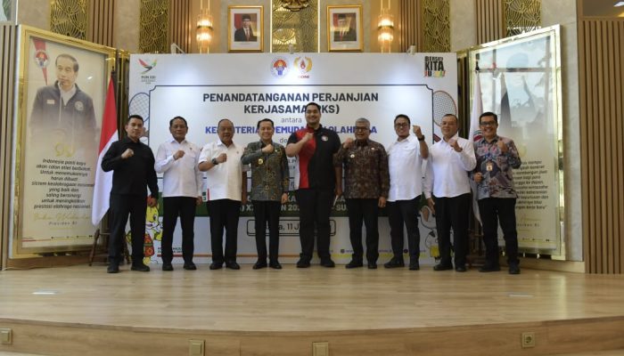 Kemenpora,KONI Pusat,dan PB PON Aceh-Sumut Resmi Teken PKS,Fokus Pada Sukses Penyelenggaraan dan Pretasi