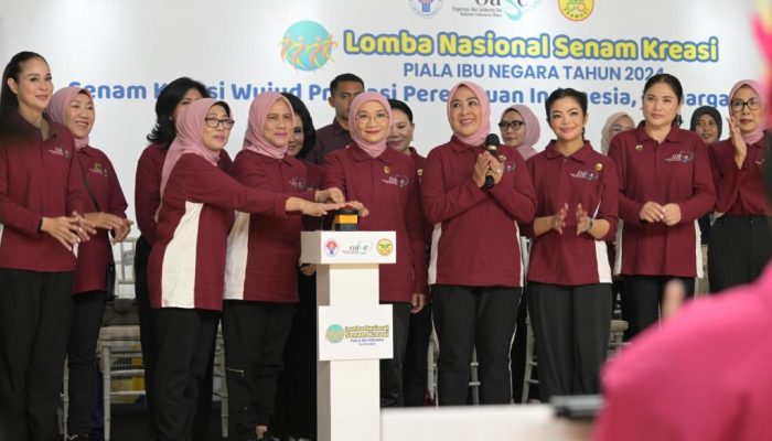 Ibu Iriana Resmikan Lomba Nasional Senam Kreasi 2024 untuk Wujudkan Wanita Sehat dan Kuat