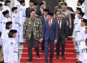 Presiden Jokowi Kukuhkan 76 Anggota Paskibraka di Ibu Kota Nusantara