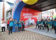Kemenpora Bersinergi dengan Kementerian/Lembaga, Gelar Jalan Sehat dan Senam Bersama