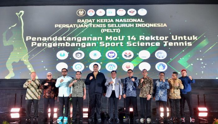 Menpora Dito Hadiri Rapat Kerja Nasional (Rakernas)  PP Pelti