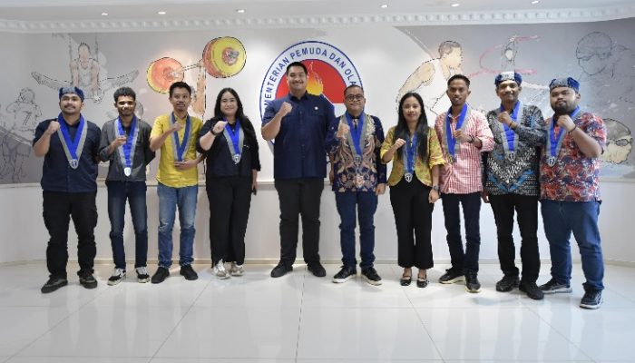 Menpora Dito Terima Audiensi Ketum PP GMKI, Bahas Perayaan Dies Natalis