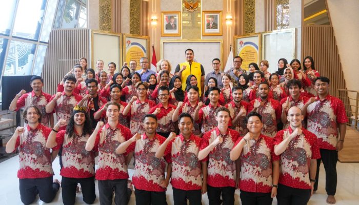 Menpora Dito Sambut Delegasi Pemuda Program Pertuakaran Pemuda AIYEP 2024