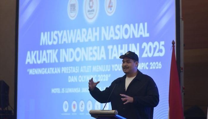 Menpora Dito Buka Musyawarah Nasional PB Akuatik Indonesia 2025