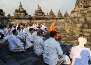 Spiritual dan Sakral, Borobudur Jadi Destinasi Dharmayatra Umat Buddha