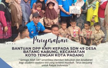 DPP KNPI Tinjau Bencana Padang, Prioritaskan Pendidikan dan Pemulihan Korban