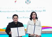 Indonesia Bersinar di SEA Games 2025, Erick Thohir dan Widiyanti Teken MoU