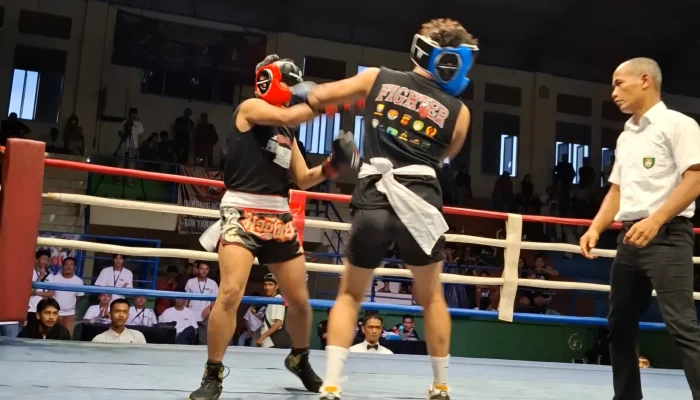 Laga Influencer Warnai Pembukaan Prabu Combat Series di Sumedang