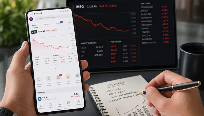 IHSG Jatuh Tajam? Ini Strategi Aman Trader Retail