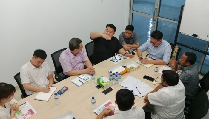 Investor Tiongkok dan Koperasi Pers Bahas Mesin Pengering Gabah di Sumut